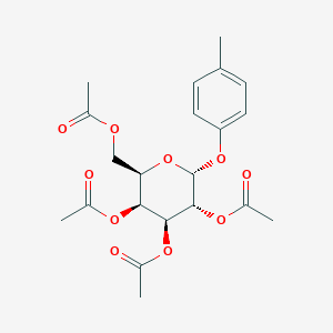 molecular formula C21H26O10 B2420427 4-甲基苯基四-O-乙酰-|A-D-半乳吡喃糖苷 CAS No. 52730-14-0