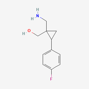 [1-(Aminomethyl)-2-(4-fluorophenyl)cyclopropyl]methanol