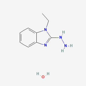 1-Ethyl-2-hydrazino-1H-benzimidazole hydrate