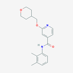 N-(2,3-dimethylphenyl)-2-((tetrahydro-2H-pyran-4-yl)methoxy)isonicotinamide