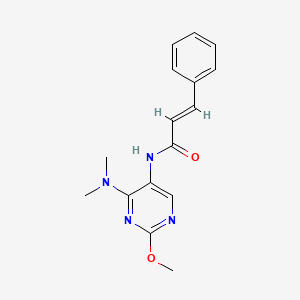 N-(4-(dimethylamino)-2-methoxypyrimidin-5-yl)cinnamamide