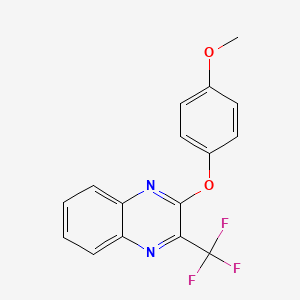 2-(4-Methoxyphenoxy)-3-(trifluoromethyl)quinoxaline