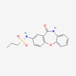 N-(11-oxo-10,11-dihydrodibenzo[b,f][1,4]oxazepin-2-yl)propane-1-sulfonamide