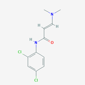 molecular formula C11H12Cl2N2O B2420601 N-(2,4-二氯苯基)-3-(二甲氨基)丙烯酰胺 CAS No. 338976-57-1