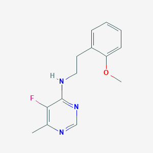 5-Fluoro-N-[2-(2-methoxyphenyl)ethyl]-6-methylpyrimidin-4-amine