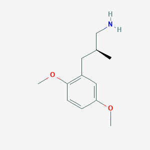 molecular formula C12H19NO2 B2420632 (2S)-3-(2,5-Dimethoxyphenyl)-2-methylpropan-1-amine CAS No. 2248200-33-9