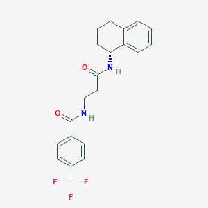 molecular formula C21H21F3N2O2 B2420643 Dhodh-IN-7 CAS No. 2029049-77-0