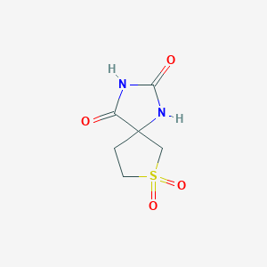 7,7-Dioxo-7lambda6-thia-1,3-diazaspiro[4.4]nonane-2,4-dione