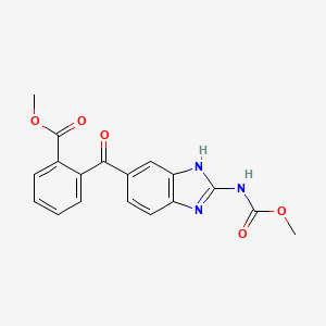 methyl 2-({2-[(methoxycarbonyl)amino]-1H-1,3-benzimidazol-6-yl}carbonyl)benzenecarboxylate