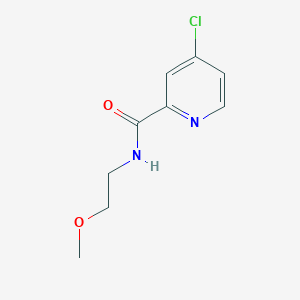 4-chloro-N-(2-methoxyethyl)pyridine-2-carboxamide