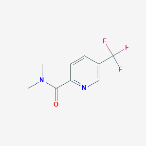 molecular formula C9H9F3N2O B2420741 N,N-二甲基-5-(三氟甲基)吡啶-2-甲酰胺 CAS No. 1707983-91-2