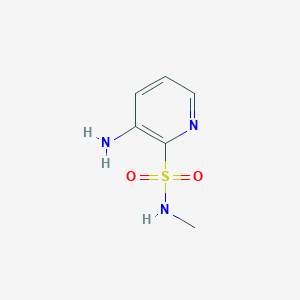 molecular formula C6H9N3O2S B2420744 3-amino-N-methylpyridine-2-sulfonamide CAS No. 1698428-16-8