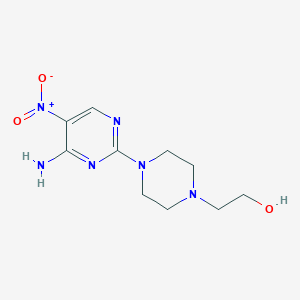2-(4-(4-Amino-5-nitropyrimidin-2-yl)piperazin-1-yl)ethanol