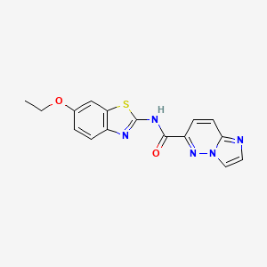 N-(6-ethoxy-1,3-benzothiazol-2-yl)imidazo[1,2-b]pyridazine-6-carboxamide