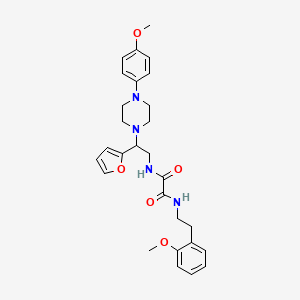 N1-(2-(furan-2-yl)-2-(4-(4-methoxyphenyl)piperazin-1-yl)ethyl)-N2-(2-methoxyphenethyl)oxalamide