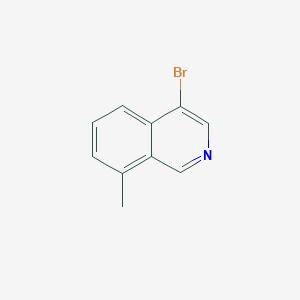 molecular formula C10H8BrN B2420818 4-溴-8-甲基异喹啉 CAS No. 1784882-13-8
