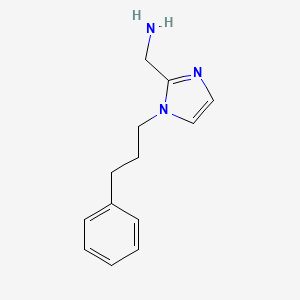 [1-(3-phenylpropyl)-1H-imidazol-2-yl]methanamine