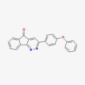 molecular formula C23H14N2O2 B2420871 3-(4-phenoxyphenyl)-5H-indeno[1,2-c]pyridazin-5-one CAS No. 337921-77-4
