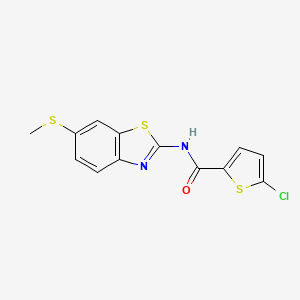 5-chloro-N-(6-(methylthio)benzo[d]thiazol-2-yl)thiophene-2-carboxamide