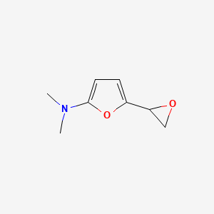 molecular formula C8H11NO2 B2420891 N,N-Dimethyl-5-(oxiran-2-yl)furan-2-amine CAS No. 2248352-95-4