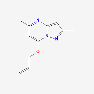 2,5-Dimethyl-7-(prop-2-en-1-yloxy)pyrazolo[1,5-a]pyrimidine