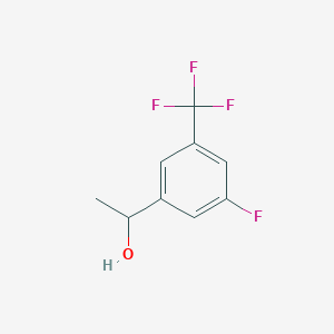 molecular formula C9H8F4O B2420894 1-[3-Fluoro-5-(trifluoromethyl)phenyl]ethanol CAS No. 880094-00-8