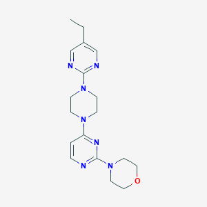 4-[4-[4-(5-Ethylpyrimidin-2-yl)piperazin-1-yl]pyrimidin-2-yl]morpholine