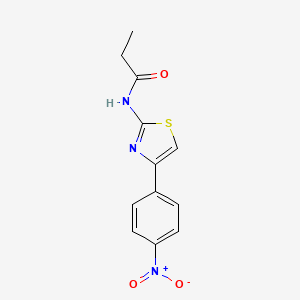 N-[4-(4-nitrophenyl)-1,3-thiazol-2-yl]propanamide