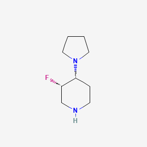 cis-3-Fluoro-4-(pyrrolidin-1-yl)piperidine