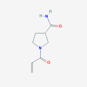 1-Prop-2-enoylpyrrolidine-3-carboxamide