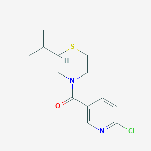 4-(6-Chloropyridine-3-carbonyl)-2-(propan-2-yl)thiomorpholine