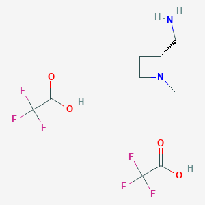 [(2R)-1-methylazetidin-2-yl]methanamine; bis(trifluoroacetic acid)