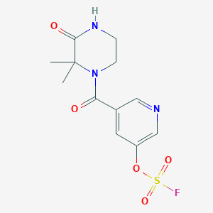 1-(5-Fluorosulfonyloxypyridine-3-carbonyl)-2,2-dimethyl-3-oxopiperazine