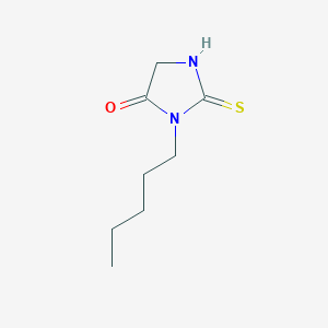 molecular formula C8H14N2OS B2420954 3-Pentyl-2-sulfanylideneimidazolidin-4-one CAS No. 860030-16-6