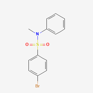 molecular formula C13H12BrNO2S B2420961 4-Bromo-N-methyl-N-phenylbenzenesulfonamide CAS No. 64999-91-3
