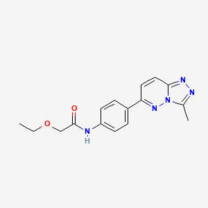 molecular formula C16H17N5O2 B2420968 2-ethoxy-N-(4-(3-methyl-[1,2,4]triazolo[4,3-b]pyridazin-6-yl)phenyl)acetamide CAS No. 894068-81-6