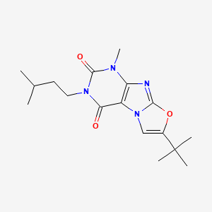 7-(tert-butyl)-3-isopentyl-1-methyloxazolo[2,3-f]purine-2,4(1H,3H)-dione