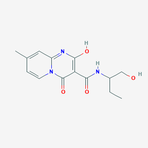 molecular formula C14H17N3O4 B2420982 2-hydroxy-N-(1-hydroxybutan-2-yl)-8-methyl-4-oxo-4H-pyrido[1,2-a]pyrimidine-3-carboxamide CAS No. 886896-20-4