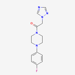 1-[4-(4-fluorophenyl)piperazino]-2-(1H-1,2,4-triazol-1-yl)-1-ethanone