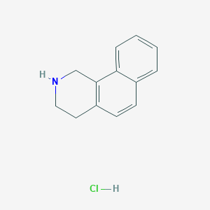 molecular formula C13H14ClN B2421004 1H,2H,3H,4H-苯并[h]异喹啉盐酸盐 CAS No. 2225142-24-3