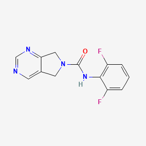 N-(2,6-difluorophenyl)-5H-pyrrolo[3,4-d]pyrimidine-6(7H)-carboxamide