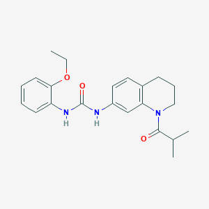 1-(2-Ethoxyphenyl)-3-(1-isobutyryl-1,2,3,4-tetrahydroquinolin-7-yl)urea