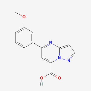 5-(3-Methoxyphenyl)pyrazolo[1,5-a]pyrimidine-7-carboxylic acid