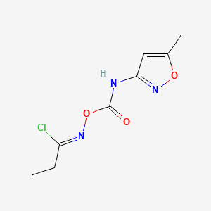 N-({[(5-methyl-3-isoxazolyl)amino]carbonyl}oxy)propanimidoyl chloride
