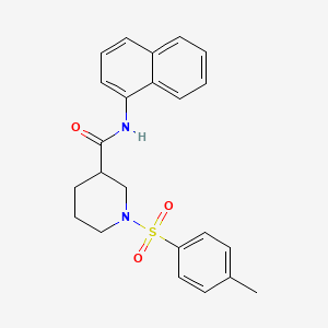 N-(naphthalen-1-yl)-1-tosylpiperidine-3-carboxamide