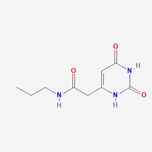 2-(2,4-dioxo-1H-pyrimidin-6-yl)-N-propylacetamide