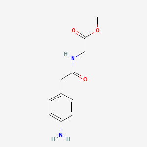 Methyl 2-[2-(4-aminophenyl)acetamido]acetate