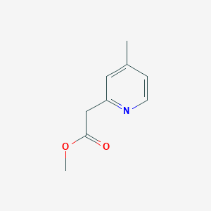 molecular formula C9H11NO2 B2421158 Methyl 2-(4-methylpyridin-2-yl)acetate CAS No. 59310-39-3