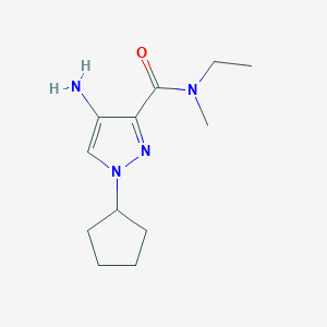 4-Amino-1-cyclopentyl-N-ethyl-n-methyl-1H-pyrazole-3-carboxamide