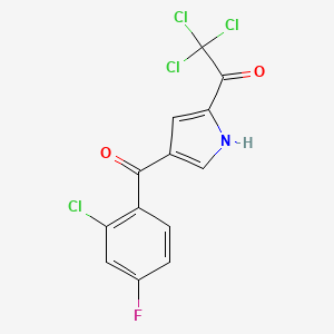 2,2,2-trichloro-1-[4-(2-chloro-4-fluorobenzoyl)-1H-pyrrol-2-yl]-1-ethanone